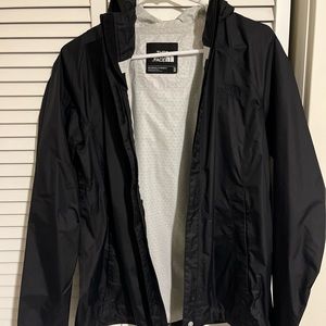 The North Face rain jacket size M, lightly worn, like new!